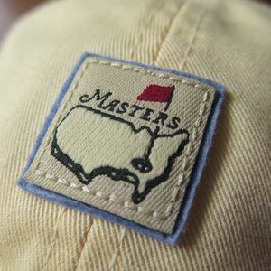 Masters American Needle Soft Yellow Strapback Cap (OSFA) ⛳️